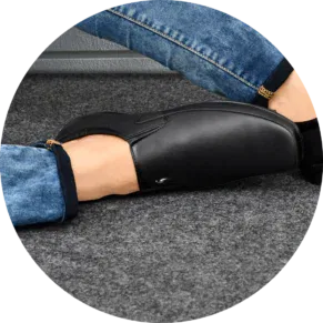 black formal shoes - slip on shoe