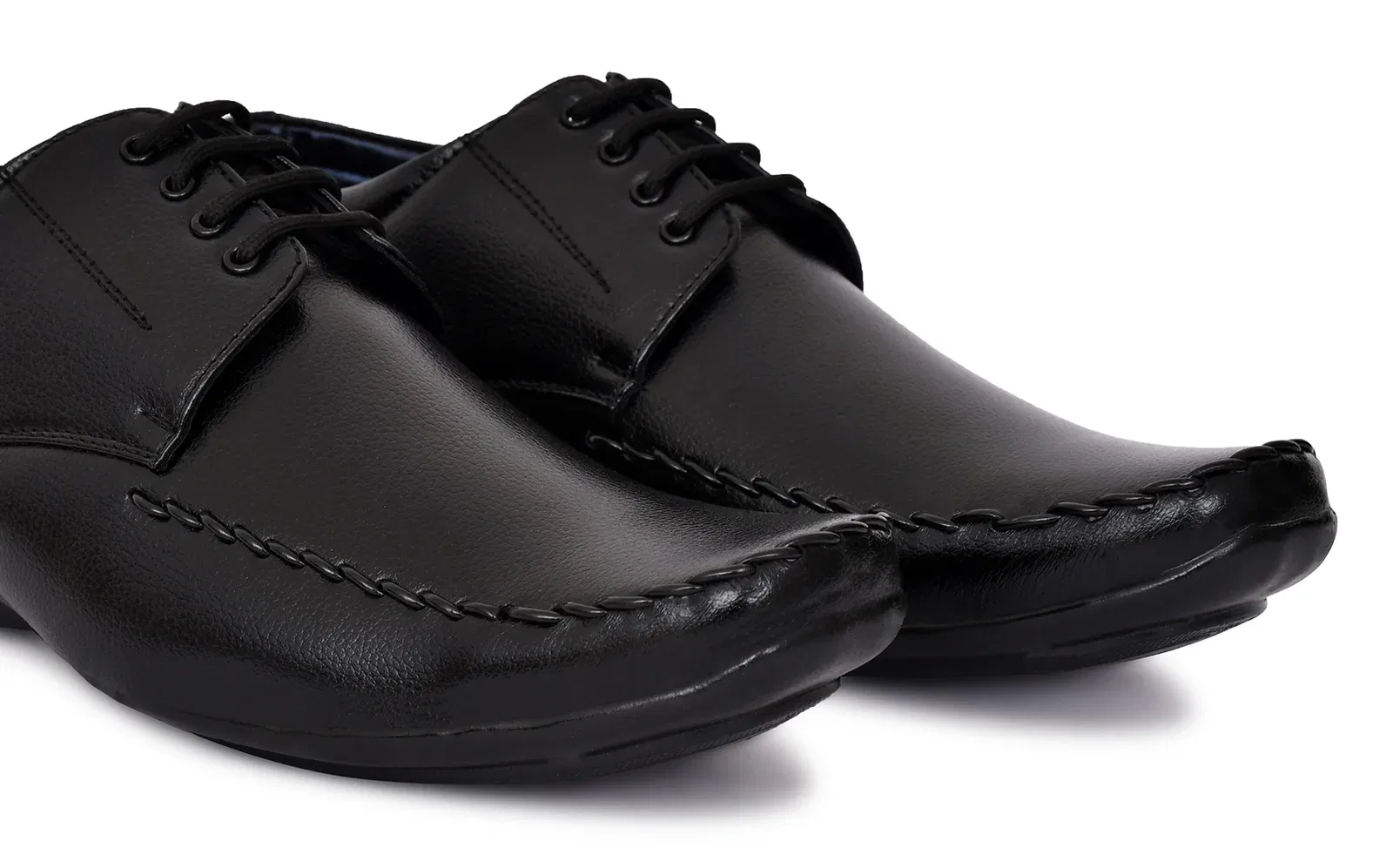 Stylish synthetic formal shoes for men - lightweight and breathable design