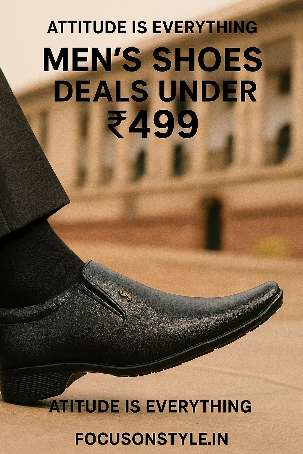 Slip on formal shoes